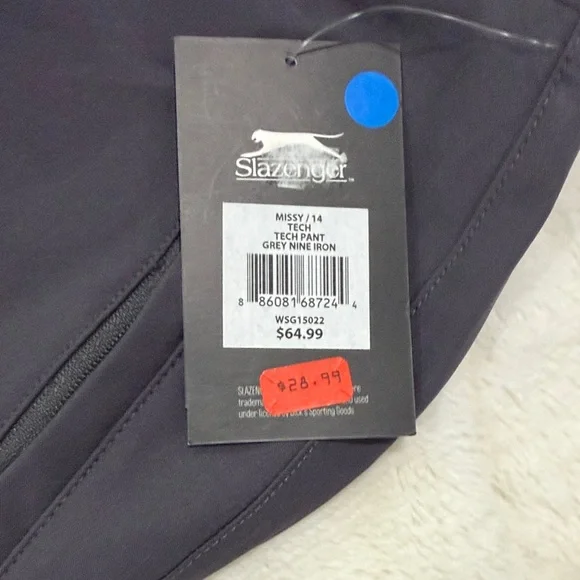 Gray Slazenger Golf Pants - Picture 4 of 6